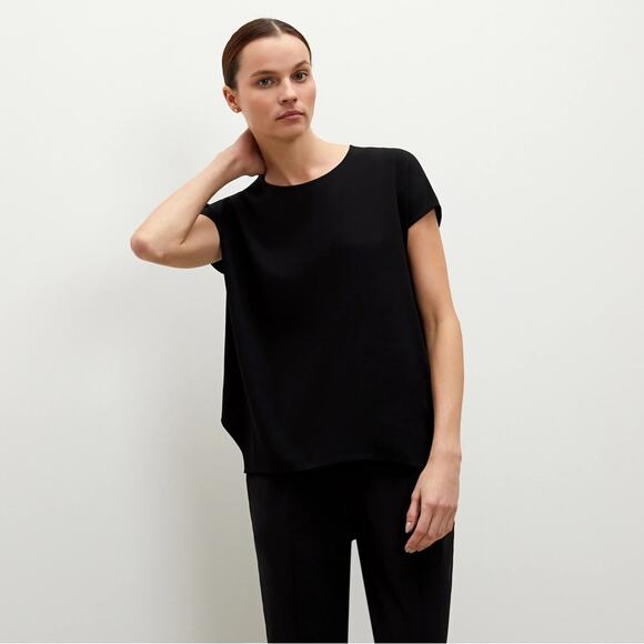 MM Lafleur The Didion Top - Crepe Black Medium - Picture 4 of 8